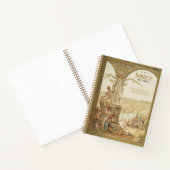 1900年パリ展ポスターブレットジャーナル ノートブック (内部)