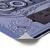 1900年モノグラムコーヒー広告 ポスター (角)