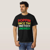 1900年ヴィンテージ以来のポピン Tシャツ (正面フル)