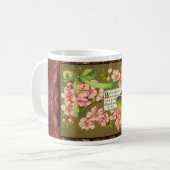 1900年代のクリスマスポストカードアート コーヒーマグカップ (正面左)