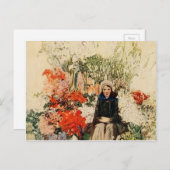 1900年代のパリのイースター シーズンポストカード (正面/裏面)