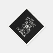 1900年代のヴィンテージ スタンダードカクテルナプキン (角)