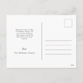 1900年代の初めのアンティーククリスマスホリデーモチーフ シーズンポストカード (裏面)