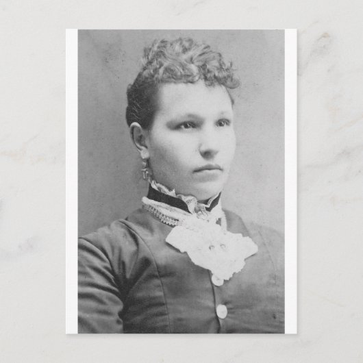 1900年代の女性ポートレート ポストカード (正面)