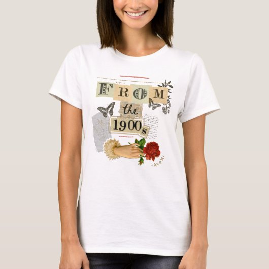 1900年代の女性 Tシャツ (正面)