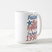 1900年代の私と一緒に我慢して コーヒーマグカップ (正面右)