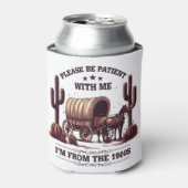 1900年代の私に我慢して下さいおもしろい 缶クーラー (缶正面)