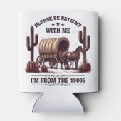 1900年代の私に我慢して下さいおもしろい 缶クーラー (裏面)