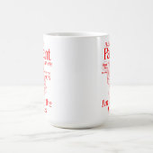 1900年代の私に我慢して下さい コーヒーマグカップ (中央)