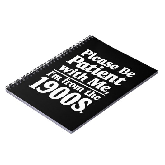 1900年代の私に我慢して下さい ノートブック (左側)