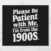 1900年代の私に我慢して下さい ビールラベル (シングルラベル)