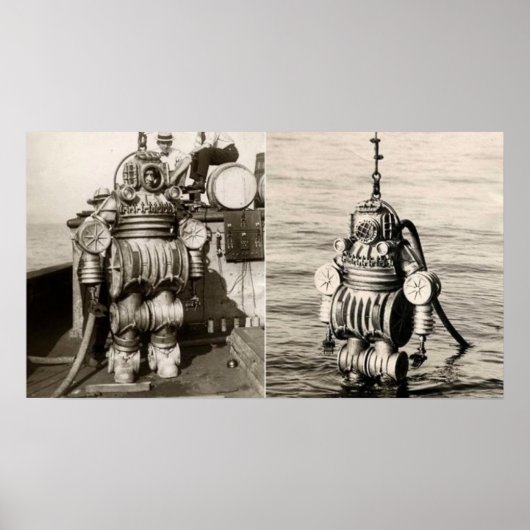1900年代の550LBダイビングスーツ ポスター (正面)