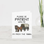 1900年代のViからI#39;Mを我慢して下さい カード (正面)