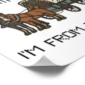 1900年代のViからI#39;Mを我慢して下さい ポスター (角)