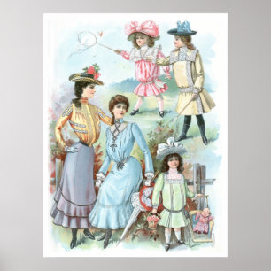 1900年代ファッション ポスター