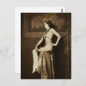 1900年代初期のハガキフランスのー ポストカード (正面/裏面)