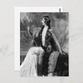 1900年代初期のハガキフランスのー ポストカード (正面/裏面)