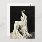 1900年代初期のハガキフランスのー ポストカード (正面/裏面)