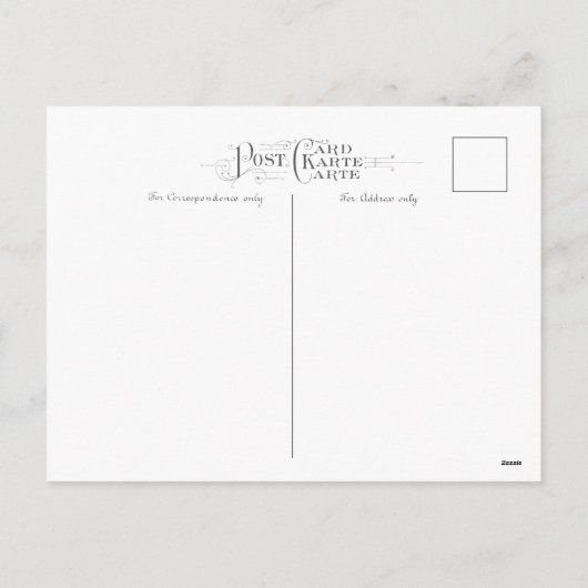 1900年代初期のヴィンテージハロウィーンの挨拶 シーズンポストカード (裏面)