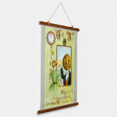 1900年代初期のヴィンテージハロウィーンの挨拶 吊り下げ型タペストリー (傾斜あり)