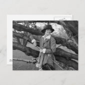 1900年代初頭のゴルフウェアの女性スタイル ポストカード (正面/裏面)