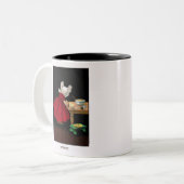 1900年代初頭のサタデー・サンボンネット・スーコーヒーマグ ツートーンマグカップ (正面左)