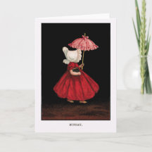 1900年代初頭のサンボンネットスー挨拶カード