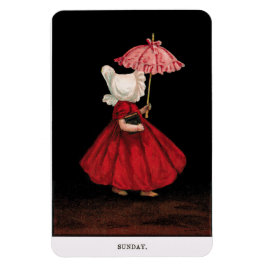 1900年代初頭のサンボンネット・スー・マグネット マグネット