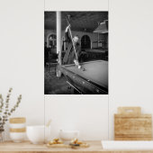 1900年代初頭のビリヤード・トリックショット ポスター (キッチン)