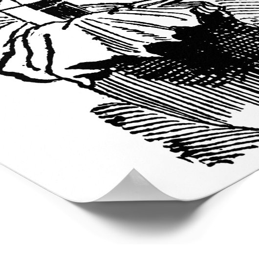 1900年代初頭のメキシコ。 ポスター (角)