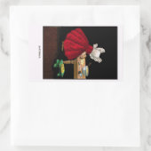 1900年代初頭の土曜日のサンボンネット・スー・マグネット 長方形シール (バッグ)