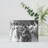 1900年代初頭の女性グループのシャンパン・トースト,  ポストカード (スタンド正面)