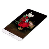 1900年代初頭の水曜日のサンボンネット・スー・マグネット マグネット (左側)