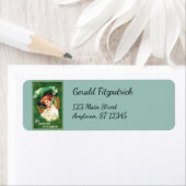 1900年代初頭の聖パトリックの日差出人住所ラベル ラベル (インサイチュ)