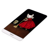 1900年代初頭の金曜サンボンネット・スー・マグネット マグネット (左側)