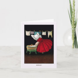 1900年代初頭のSunbonnet Sue カード