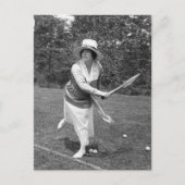 1900年代前半のテニスファッション ポストカード (正面)