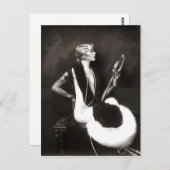 1900年代前半のピフランスのンアップ ポストカード (正面/裏面)