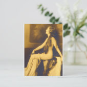 1900年代前半のピフランスのンアップ ポストカード (スタンド正面)