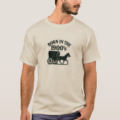 1900年代生まれのノスタルジックでおもしろい Tシャツ (正面)
