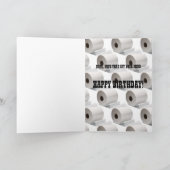 1900年頃のおもしろいトイレ紙男の写真 カード (内部)