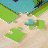 1900年頃のアップルトンリンゴのクレートラベル ジグソーパズル (側面)