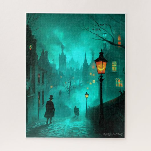 1900年頃のハロウィーンの風景画 ジグソーパズル (縦)