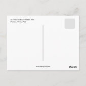 1900年頃のヴィンテージ ポート オー プリンス ハイチ ポストカード (裏面)