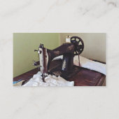 1900年頃の古いミシン 名刺 (裏面)