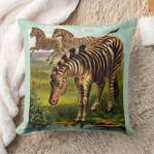 1900年頃ゼブラプリント クッション (ブランケット)