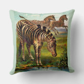 1900年頃ゼブラプリント クッション (裏面)