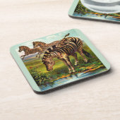 1900年頃ゼブラプリント コースター (左側)