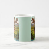 1900年頃ゼブラプリント コーヒーマグカップ (中央)