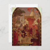 1900年1215年にマグナ・カルタを与えたジョン王 ポストカード (正面/裏面)